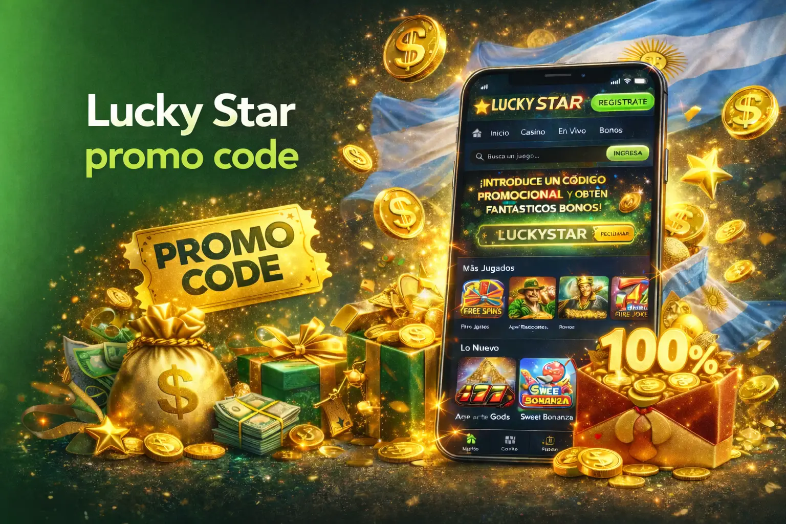 Lucky Star Argentina Promo Code 2026: guía completa de bonos